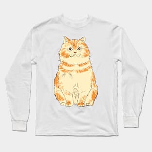 Fluffy cat Long Sleeve T-Shirt